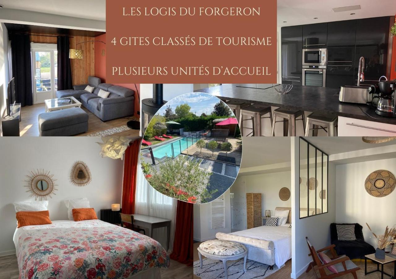 Les Logis Du Forgeron, Gites De Groupe Entre Loire & Vignes Saint-Jean-des-Mauvrets Экстерьер фото